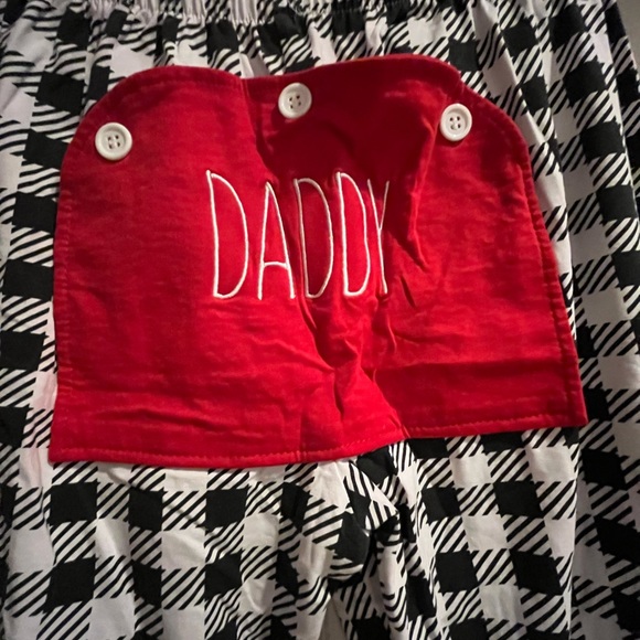 Men’s Christmas Pajamas Set - Personalized: DADDY - Picture 3 of 7